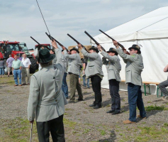 Der Schützenverein war auch dabei