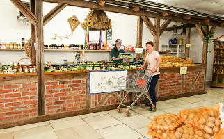 Große Auswahl an regionalen Produkten.