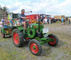 Eine kleine Traktorfahrt