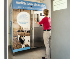 die Qualität unserer Milch steht unter permanenter Kontrolle